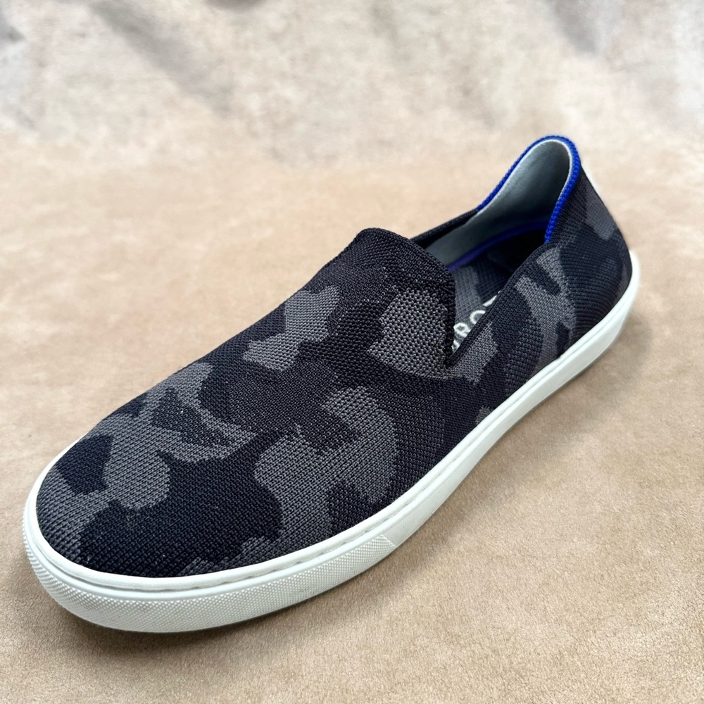 Rothy’s Grey Camo The Original Slip On Women’s Sneaker 8 Camouflage Gray Shoes
